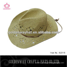 Chapéus de cowboy de chapéu duro / chapéu de cowboy de palha